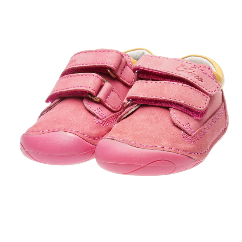 Δερμάτινα παπούτσια για κοριτσάκι σε ροζ χρώμα  39797
