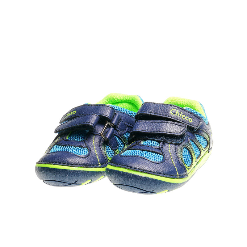 Παπούτσια για αγοράκι με επένδυση από ύφασμα, μπλε  39803