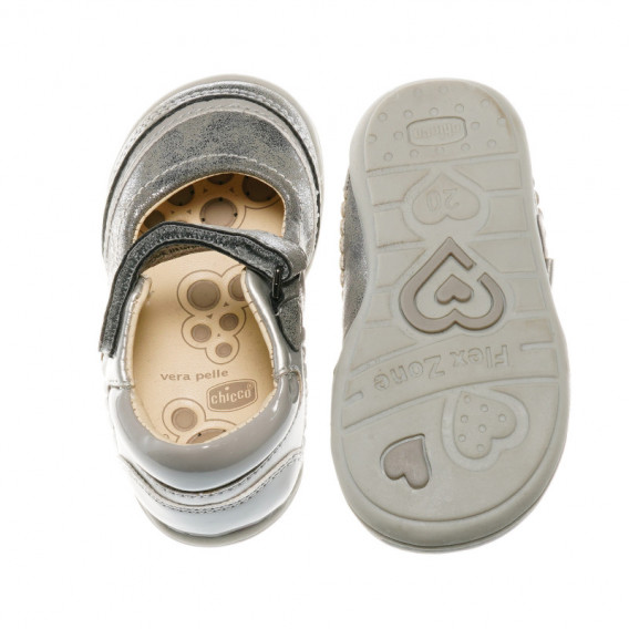 Δερμάτινα παπούτσια μπαλαρίνες για κοριτσάκι Chicco 39967 3