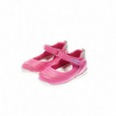 Δερμάτινα παπούτσια για κοριτσάκι με ασημί λεπτομέρεια Chicco 40017 