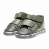 Δερμάτινα παπούτσια για αγόρια με πράσινες λεπτομέρειες Chicco 40036 4