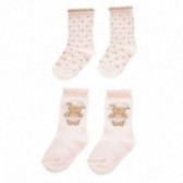 Κάλτσες για κοριτσάκια - 2 ζευγάρια, ροζ Chicco 40221 2