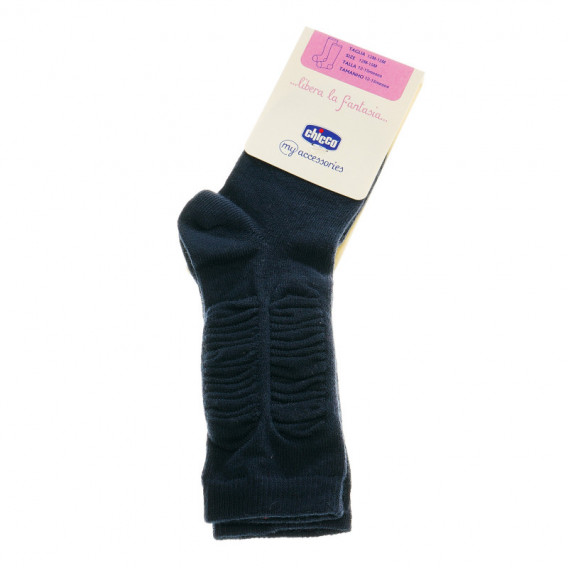 Κάλτσες μήκους 3/4 για ένα κορίτσι, μπλε Chicco 40231 2