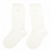 2 κομμάτια 3/4 λευκές κάλτσες για κορίτσι Chicco 40357 3