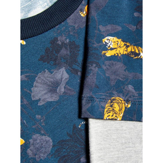 Μακρυμάνικη μπλούζα για αγόρι, με τυπωμένα σχέδια τίγρεις Name it 4070 3