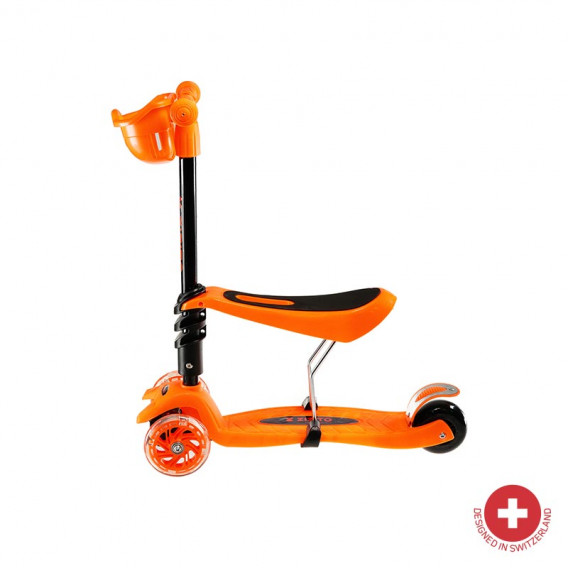 Scooter Hera 2 σε 1, χρώμα: Πορτοκαλί ZIZITO 40892 
