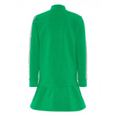 Μακρυμάνικο φόρεμα με φερμουάρ, σε πράσινο χρώμα Name it 4093 2