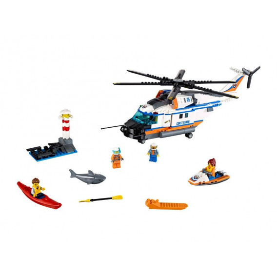 Ελικόπτερο διάσωσης βαρέως τύπου με 415 κομμάτια Lego 41347 2