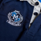 Μακρυμάνικη μπλούζα για αγόρι, με ραμμένο έμβλημα, σε σκούρο μπλε χρώμα Marine Corps 4142 3