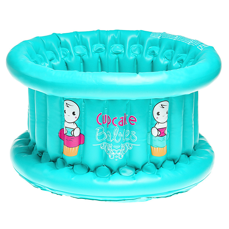 Φουσκωτή μπανιέρα Cupcake, σε γαλάζιο χρώμα  42182
