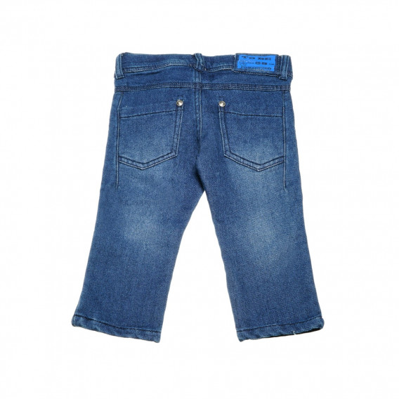Παντελόνι για αγόρι με φθαρμένο εφέ, μπλε Chicco 42350 3