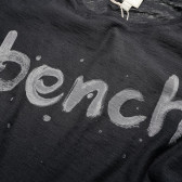 Μακρυμάνικη μπλούζα σε μαύρο χρώμα με όνομα μάρκας για κορίτσι BENCH 42415 4