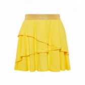 Κίτρινο πτυχωτη φούστα με ελαστική μέση Name it 42840 