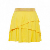 Κίτρινο πτυχωτη φούστα με ελαστική μέση Name it 42841 2