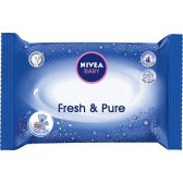 Nivea Fresh & Pure μωρομάντηλα με ελαφριά λοσιόν, 63 τεμ. Nivea 42898 