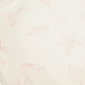 Βαμβακερό, μακρυμάνικο φορμάκι με ροζ τυπωμένα σχέδια, για κορίτσι Pinokio 43014 3