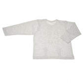 Μακρυμάνικη βαμβακερή μπλούζα με μαύρα γράμματα για κορίτσι Pinokio 43112 5