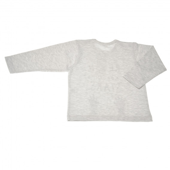 Μακρυμάνικη βαμβακερή μπλούζα με μαύρα γράμματα για κορίτσι Pinokio 43112 5