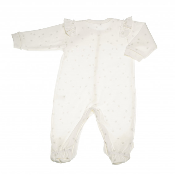 Μακρυμάνικη βαμβακερή φόρμα για μωρά με λαμπερά γκρι αστέρια Pinokio 43181 4