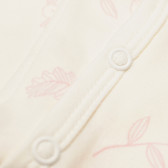 Βαμβακερό, μακρυμάνικο φορμάκι με ροζ τυπωμένα σχέδια, για κορίτσι Pinokio 43290 2