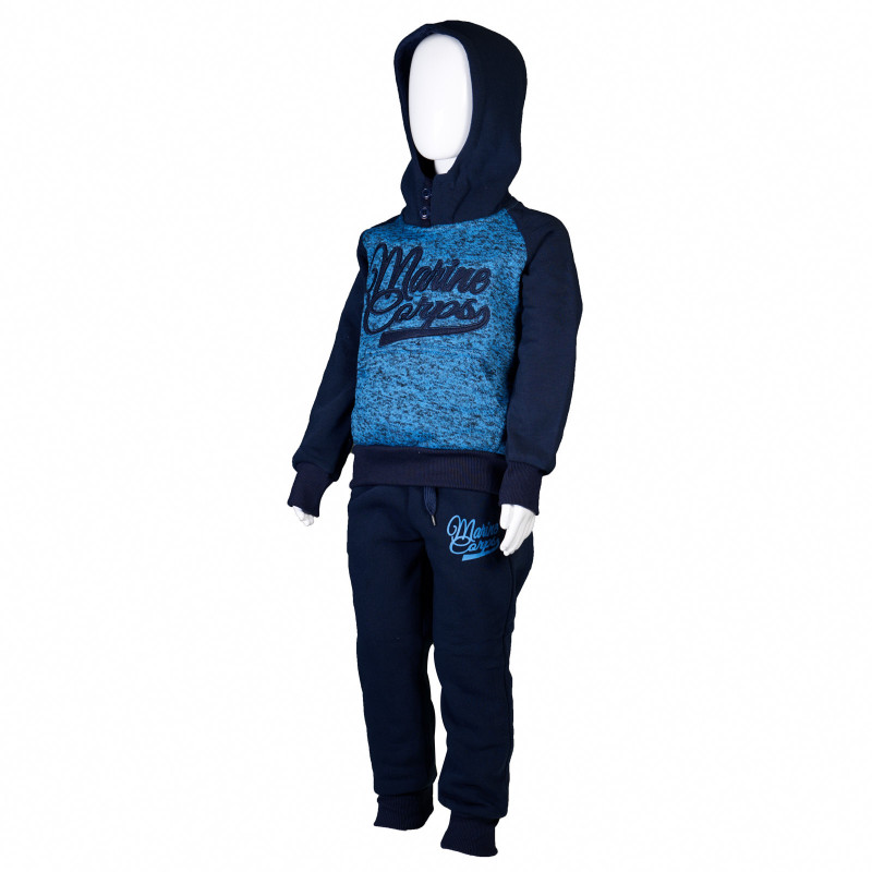 Αθλητικά ρούχα για αγόρια με μακριά μανίκια, μπλε  4342