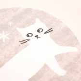 Μακρυμάνικη βαμβακερή μπλούζα με γατάκι απλικέ για κοριτσάκι Pinokio 43646 7