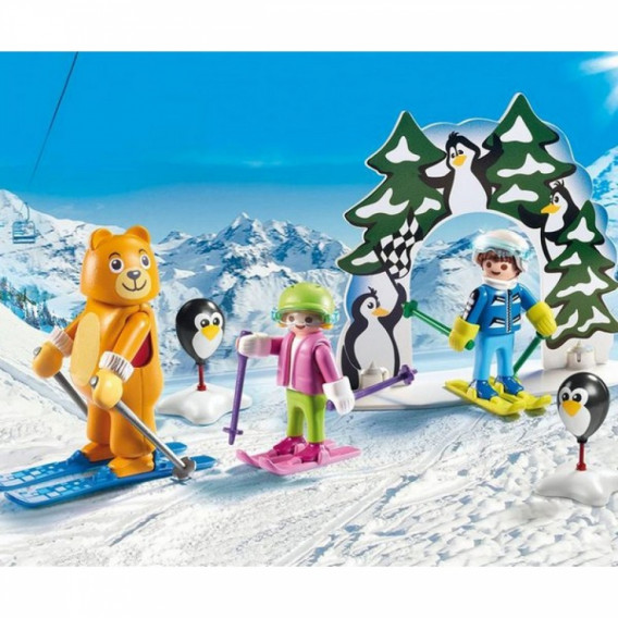 Κατασκευή Μάθημα σκι, πάνω από 5 κομμάτια Playmobil 44289 2