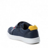 Πάνινα παπούτσια με χρωματιστές λωρίδες για αγόρι, μπλε XTI 44663 4