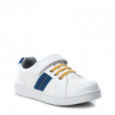 Πάνινα παπούτσια με χρωματιστές λωρίδες για αγόρια, λευκό XTI 44666 3