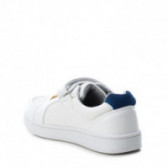 Πάνινα παπούτσια με χρωματιστές λωρίδες για αγόρια, λευκό XTI 44667 4