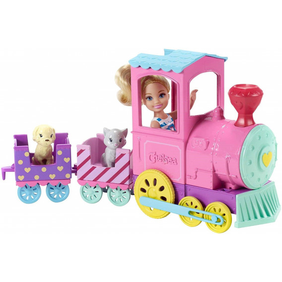 Σετ παιχνιδιού - Τσέλσι με τρένο Barbie 44856 4