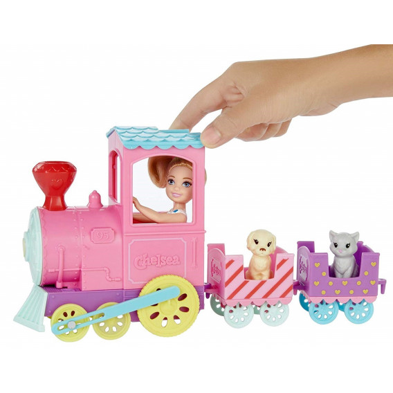 Σετ παιχνιδιού - Τσέλσι με τρένο Barbie 44857 5
