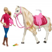 Κούκλα - διαδραστικό άλογο με κινήσεις και ήχους Barbie 44909 2