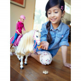 Κούκλα - διαδραστικό άλογο με κινήσεις και ήχους Barbie 44910 3