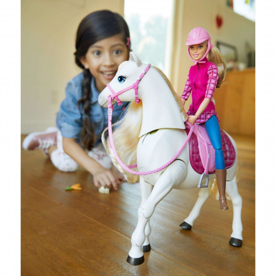 Κούκλα - διαδραστικό άλογο με κινήσεις και ήχους Barbie 44912 5