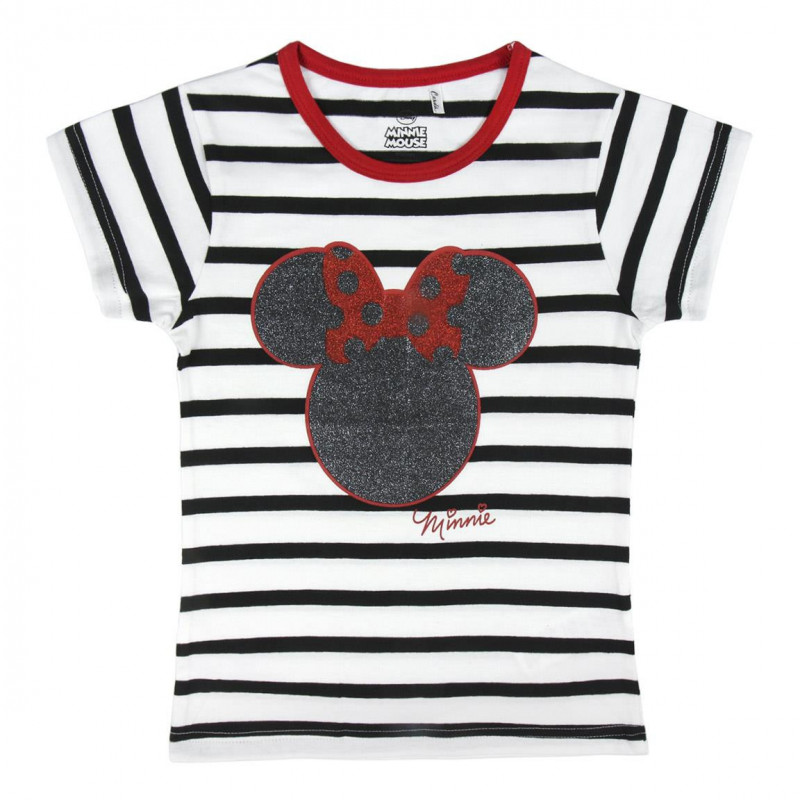 Ριγέ βαμβακερή μπλούζα με τύπωμα της Disney για κορίτσι  44940