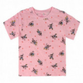 Κοντομάνικο μπλουζάκι σε ροζ χρώμα με τύπωμα Minnie Mouse για κορίτσι Minnie Mouse 44954 