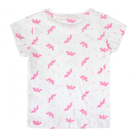 Κλασικό βαμβακερό μπλουζάκι σε ροζ και μπλε χρώμα με τύπωμα για κορίτσι Cerda 45051 2