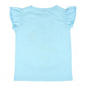 Μπλε βαμβακερή μπλούζα Ariel με στάμπα για κορίτσι Cerda 45056 2