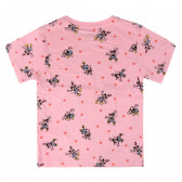 Κοντομάνικο μπλουζάκι σε ροζ χρώμα με τύπωμα Minnie Mouse για κορίτσι Minnie Mouse 45078 2