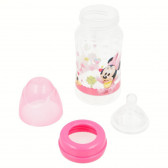 Μπουκάλι τροφοδοσίας πολυπροπυλενίου Minnie Mouse, με πιπίλα 2 σταγόνες, 0+ μήνες, 240 ml, χρώμα: ροζ Minnie Mouse 45616 2