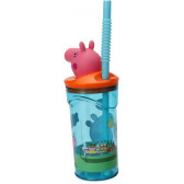 Κύπελλο με εικόνα Peppa Pig και 3D καπάκι Stor 45646 4