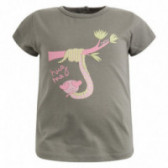Βαμβακερή μπλούζα με πολύχρωμο σχέδιο για κορίτσι Canada House Canada House 46087 