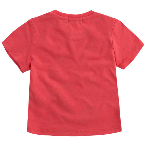 Κλασική βαμβακερή μπλούζα με χαρούμενο έγχρωμο σχέδιο για κορίτσι Canada House 46161 2