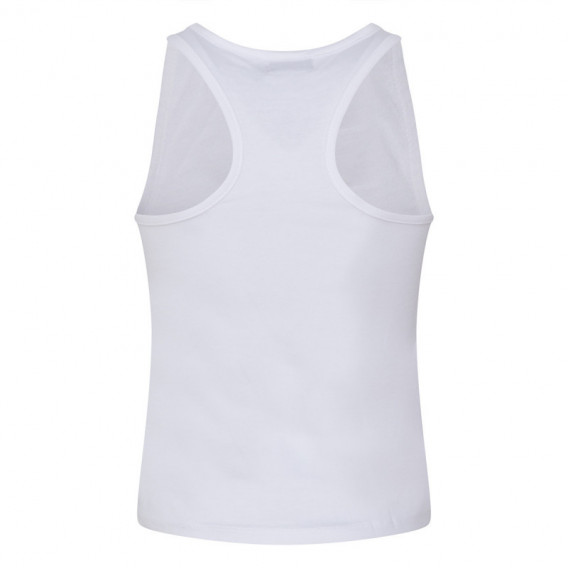 Λευκή βαμβακερή αθλητική μπλούζα με σχέδιο Surf Legend για κορίτσι Canada House 46219 2
