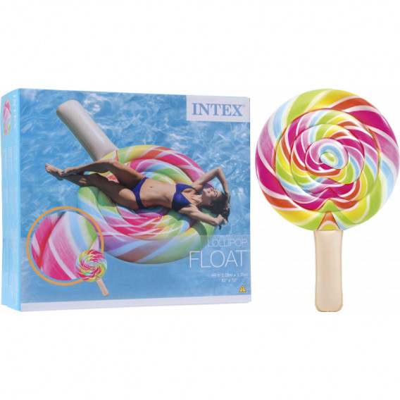 Φουσκωτό στρώμα Lollipop, 208 x 135 cm Intex 46408 