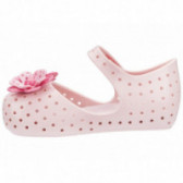 Παπούτσια για κορίτσι με λουλούδια σε ροζ χρώμα MINI MELISSA 46762 3