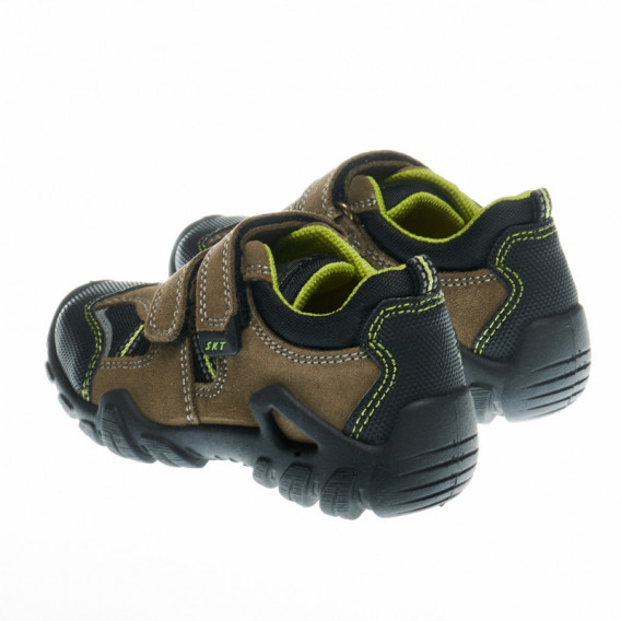 Πάνινα παπούτσια για αγόρι με διπλό velcro Bama 48391 2