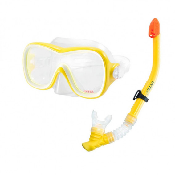 Σετ αναπνευστήρα και μάσκας, κίτρινο Intex 49848 