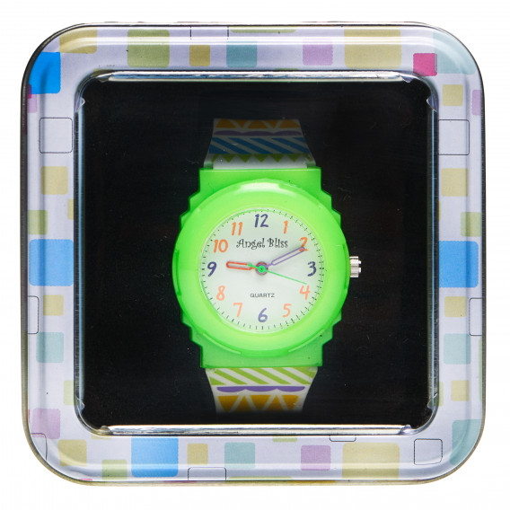 Σπορ ρολόι για κορίτσι, σε πράσινο χρώμα ANGEL BLISS 50443 3